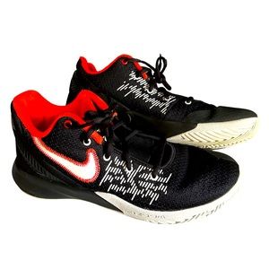 Nike Men's Black and Red Athletic Shoes